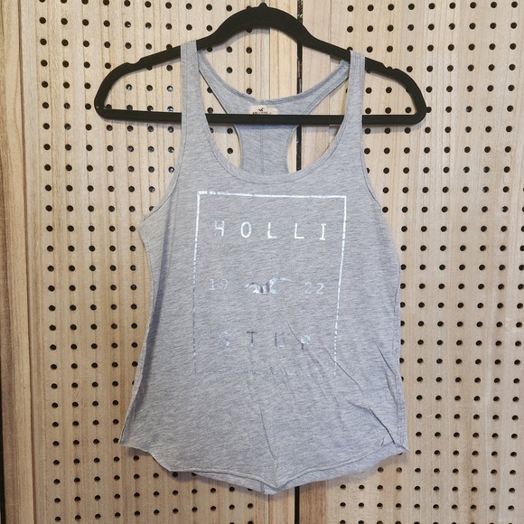Hollister Tops - Hollister California Small Tank Top Women's gray and silver Lightweight Summer